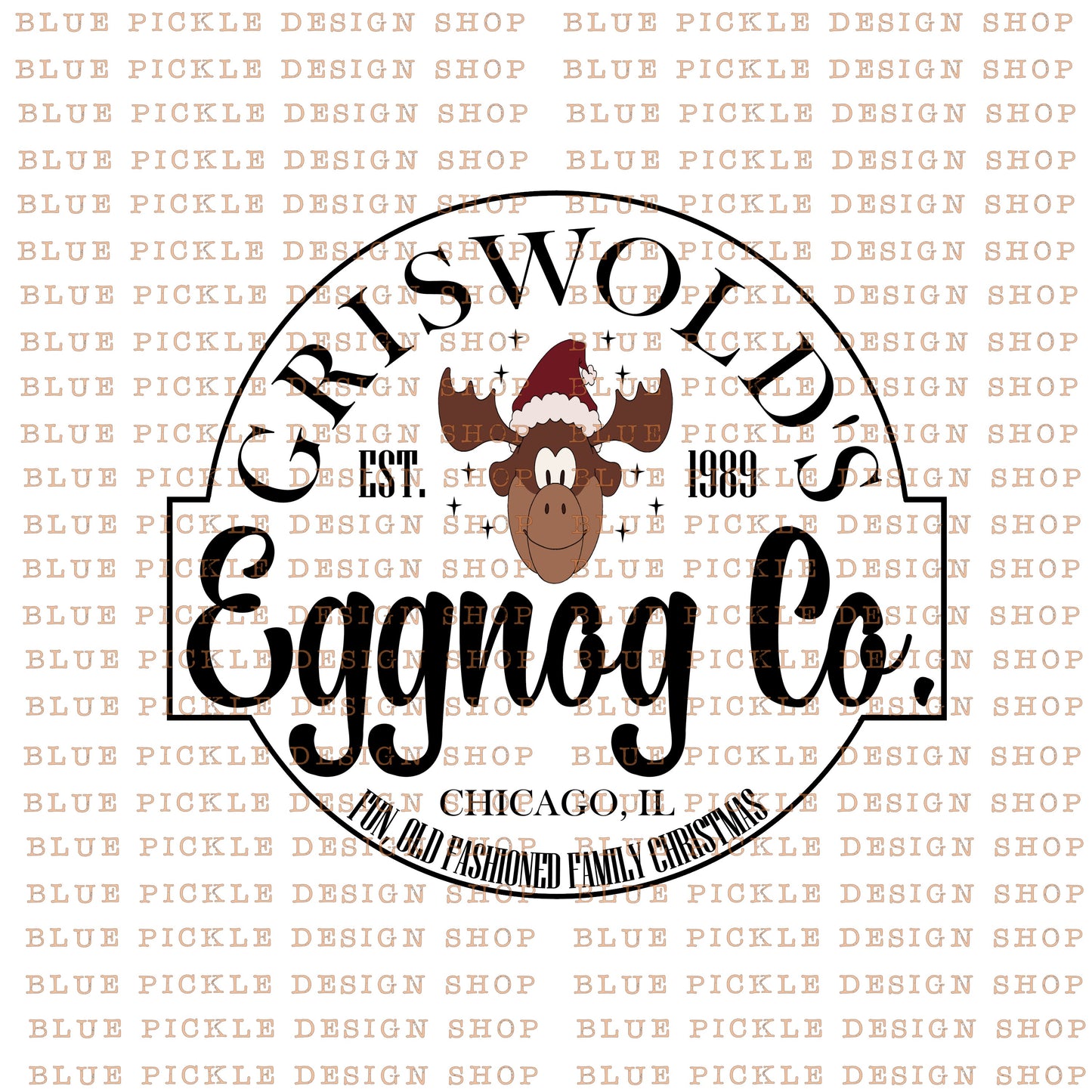 Griswolds Eggnog Co. - DIGITAL DESIGN- INSTANT DOWNLOAD