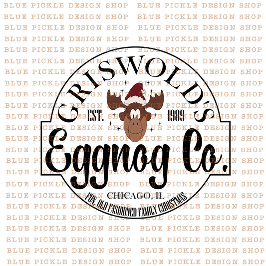 Griswolds Eggnog Co. - DIGITAL DESIGN- INSTANT DOWNLOAD