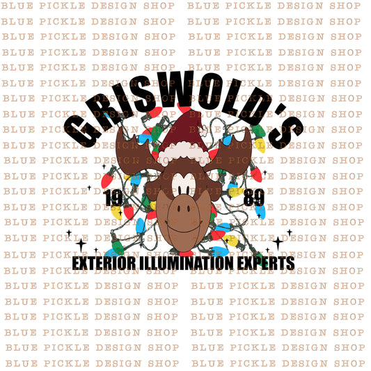 Griswolds Exterior Illumination Experts - DIGITAL DESIGN- INSTANT DOWNLOAD