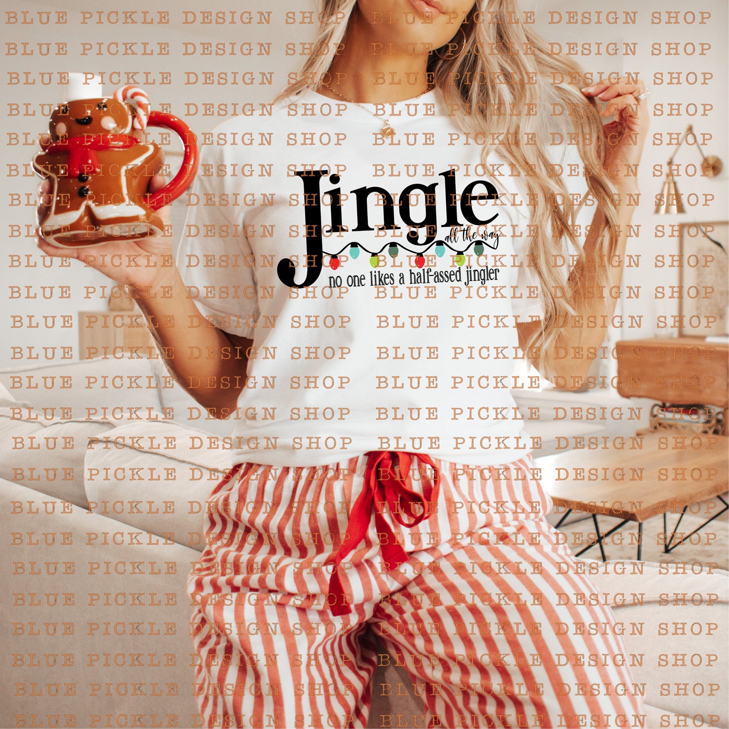 Jingle All The Way, No One Likes A Half-Assed Jingler - DIGITAL DESIGN- INSTANT DOWNLOAD