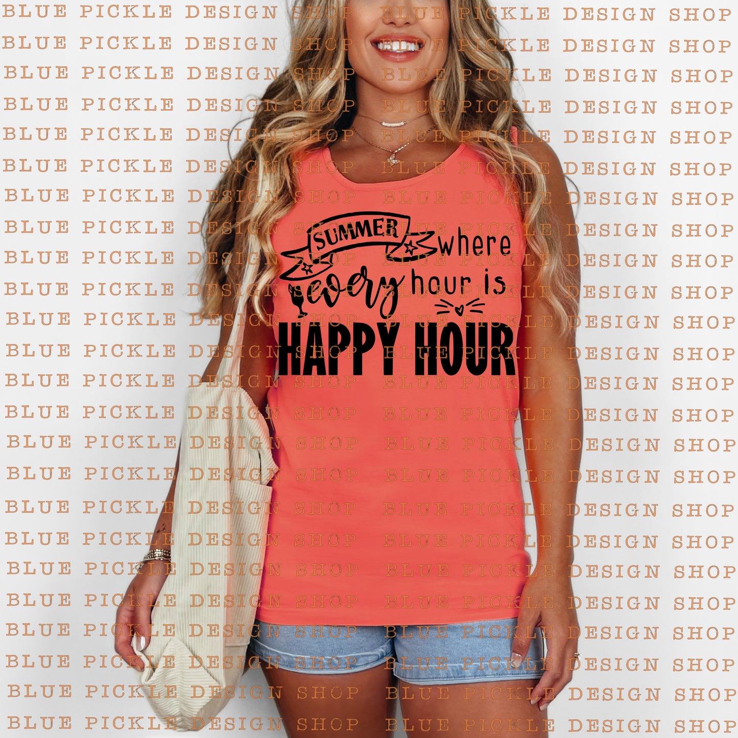 Summer, Where Every Hour is Happy Hour - DIGITAL DESIGN