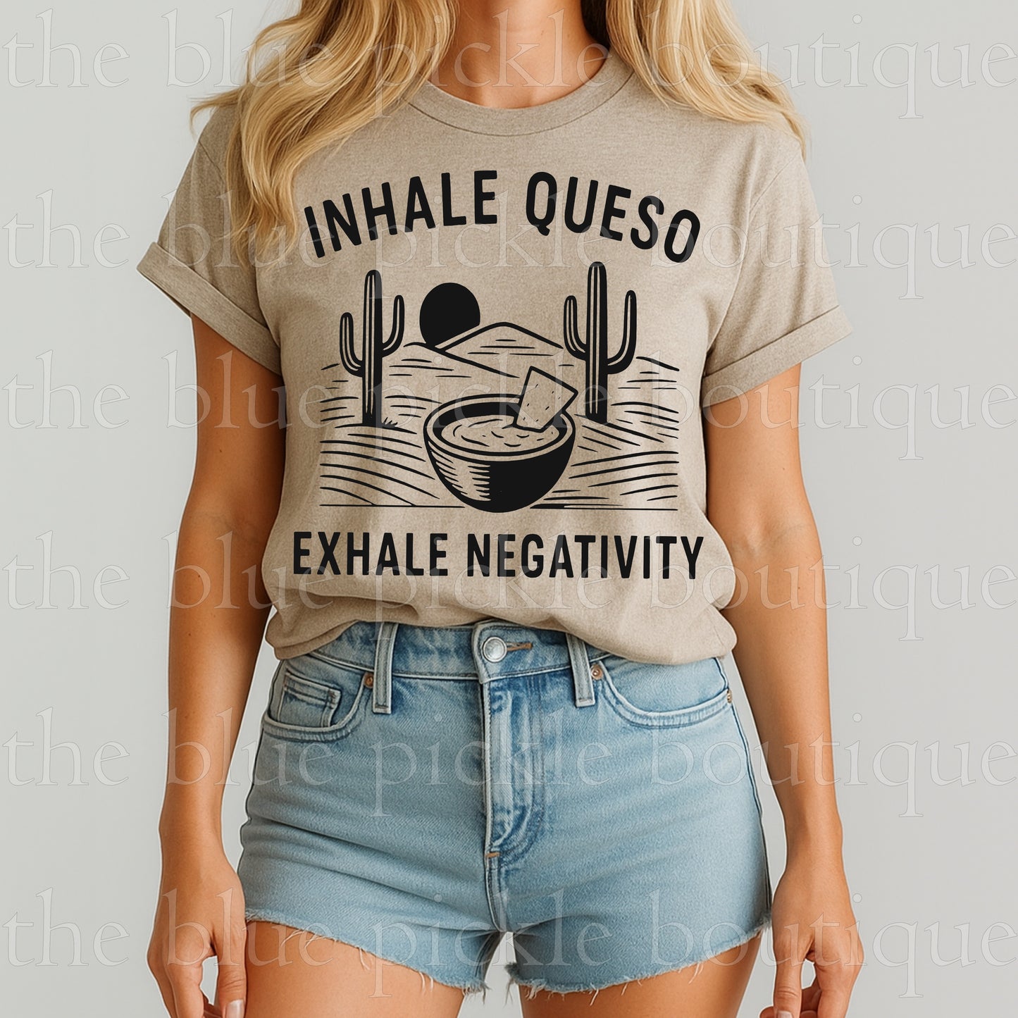 Inhale Queso Exhale negativity