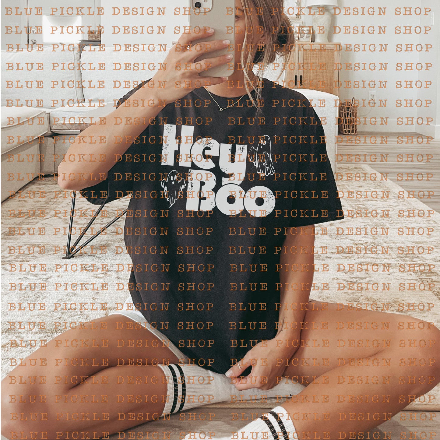 Hey Boo - DIGITAL DESIGN- INSTANT DOWNLOAD