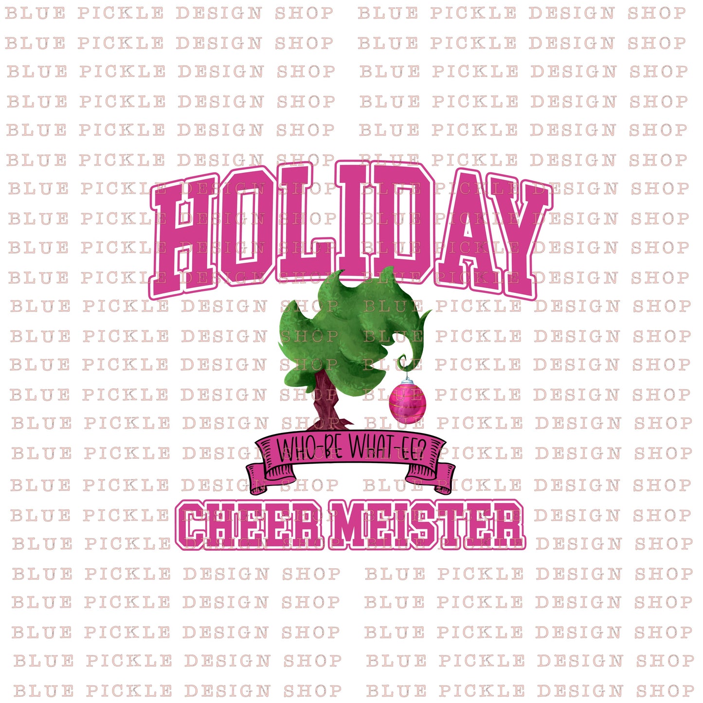 Holiday Cheer Meister- DIGITAL DESIGN- INSTANT DOWNLOAD