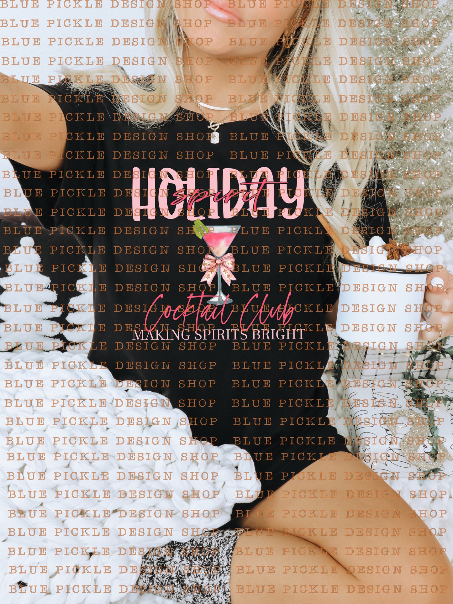 Holiday Cocktail Club - DIGITAL DESIGN- INSTANT DOWNLOAD