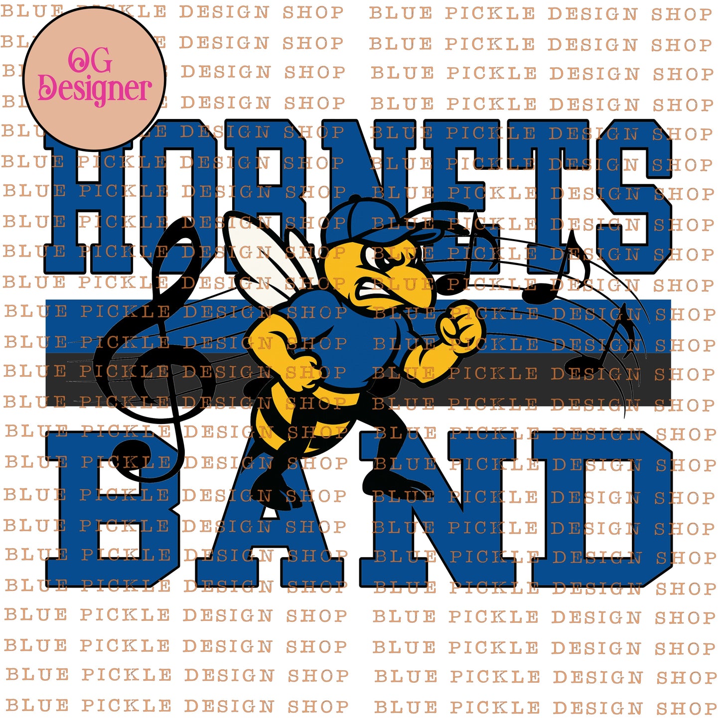 CUSTOM Band (or other sport/extracurriculars) Mascot - DIGITAL DESIGN