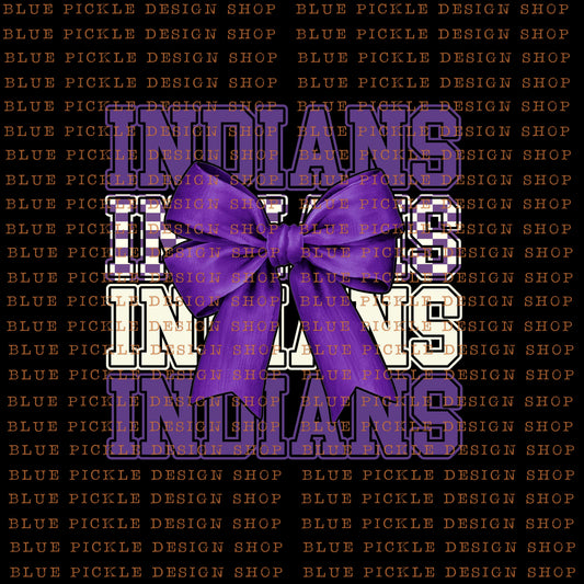 Indians - Purple - DIGITAL DESIGN