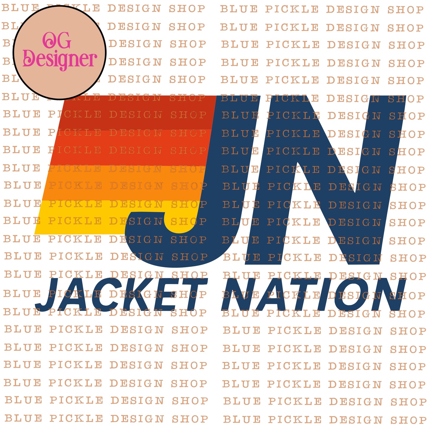 CUSTOM Mascot Nation Cali Stripes Design - DIGITAL DESIGN
