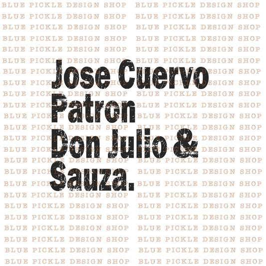 Jose Cuervo Patron Don Julio Sauza. - DIGITAL DESIGN