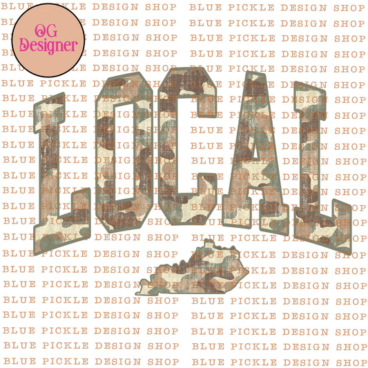 Local Kentucky Camo - DIGITAL DESIGN - Instant Download