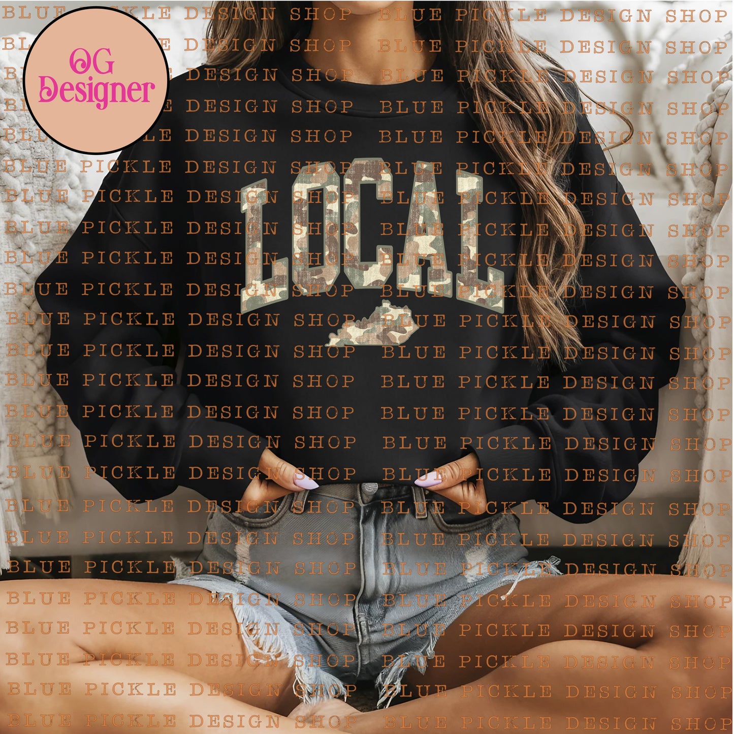 Local Kentucky Camo - DIGITAL DESIGN - Instant Download