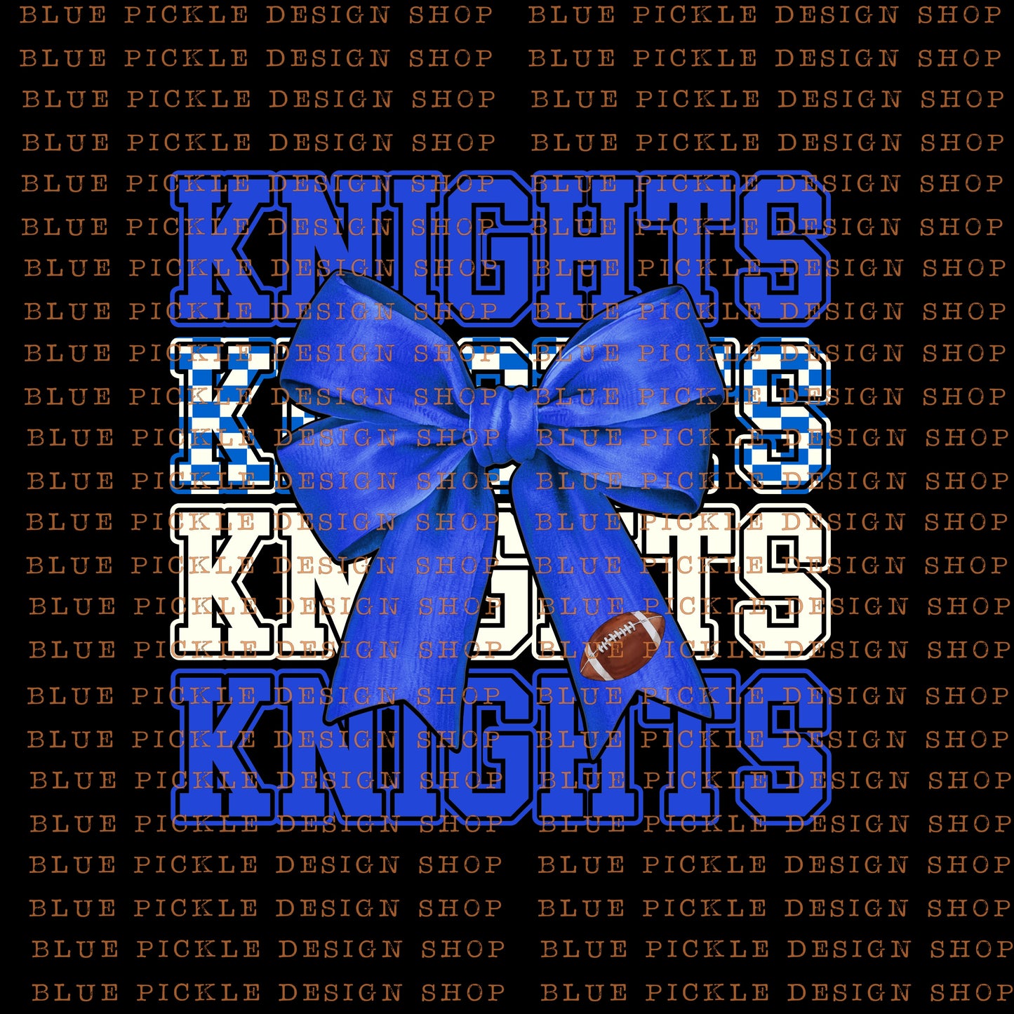 CUSTOM BOW MASCOT - DIGITAL DESIGN - ** 1 COLOR with White **