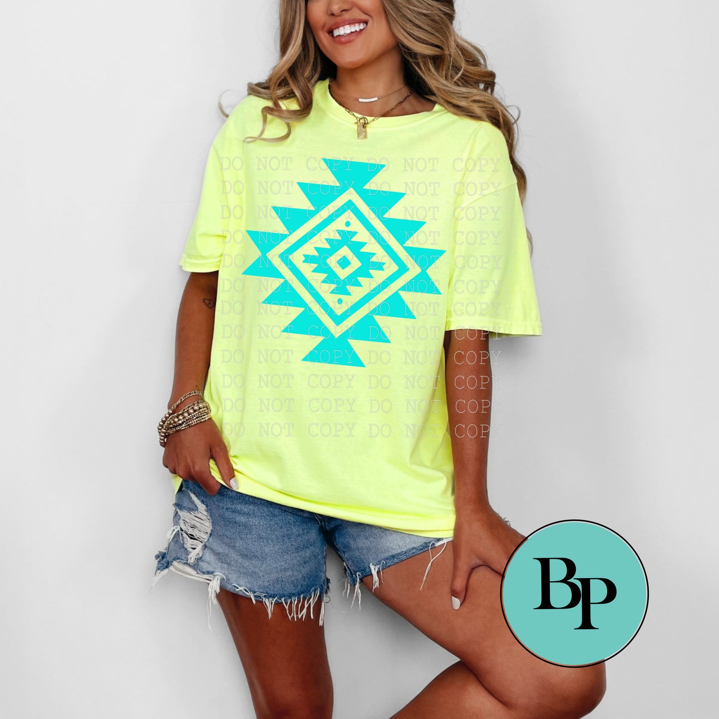 Aztec Neon Tee