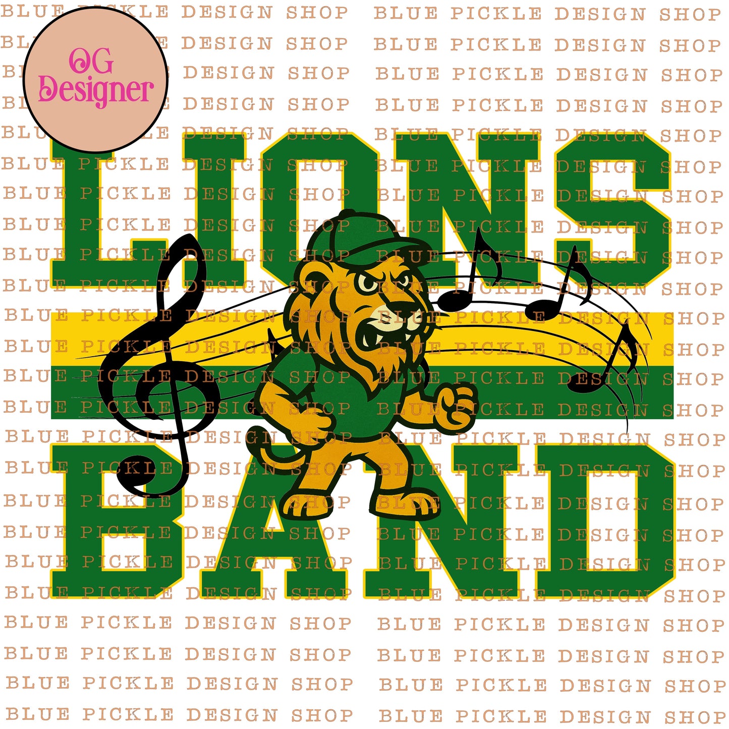 CUSTOM Band (or other sport/extracurriculars) Mascot - DIGITAL DESIGN