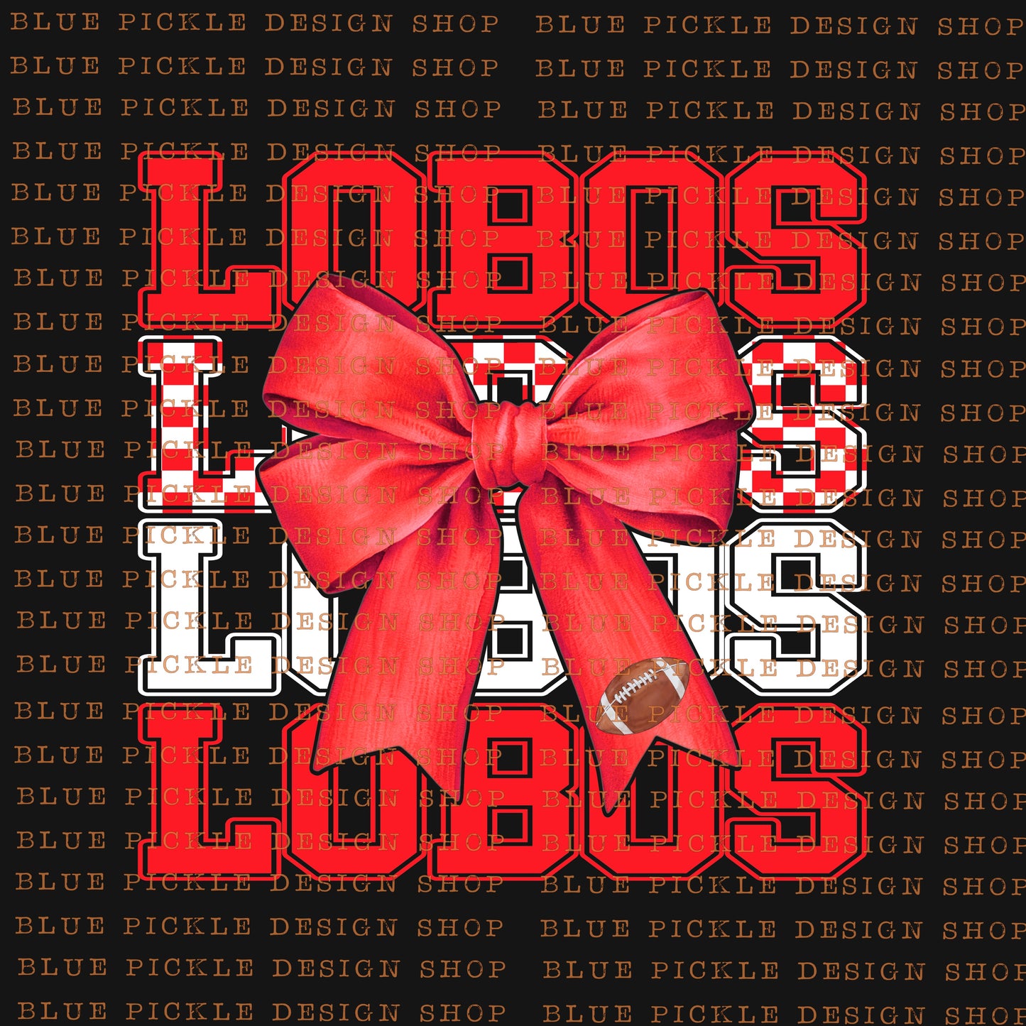 CUSTOM BOW MASCOT - DIGITAL DESIGN - ** 1 COLOR with White **