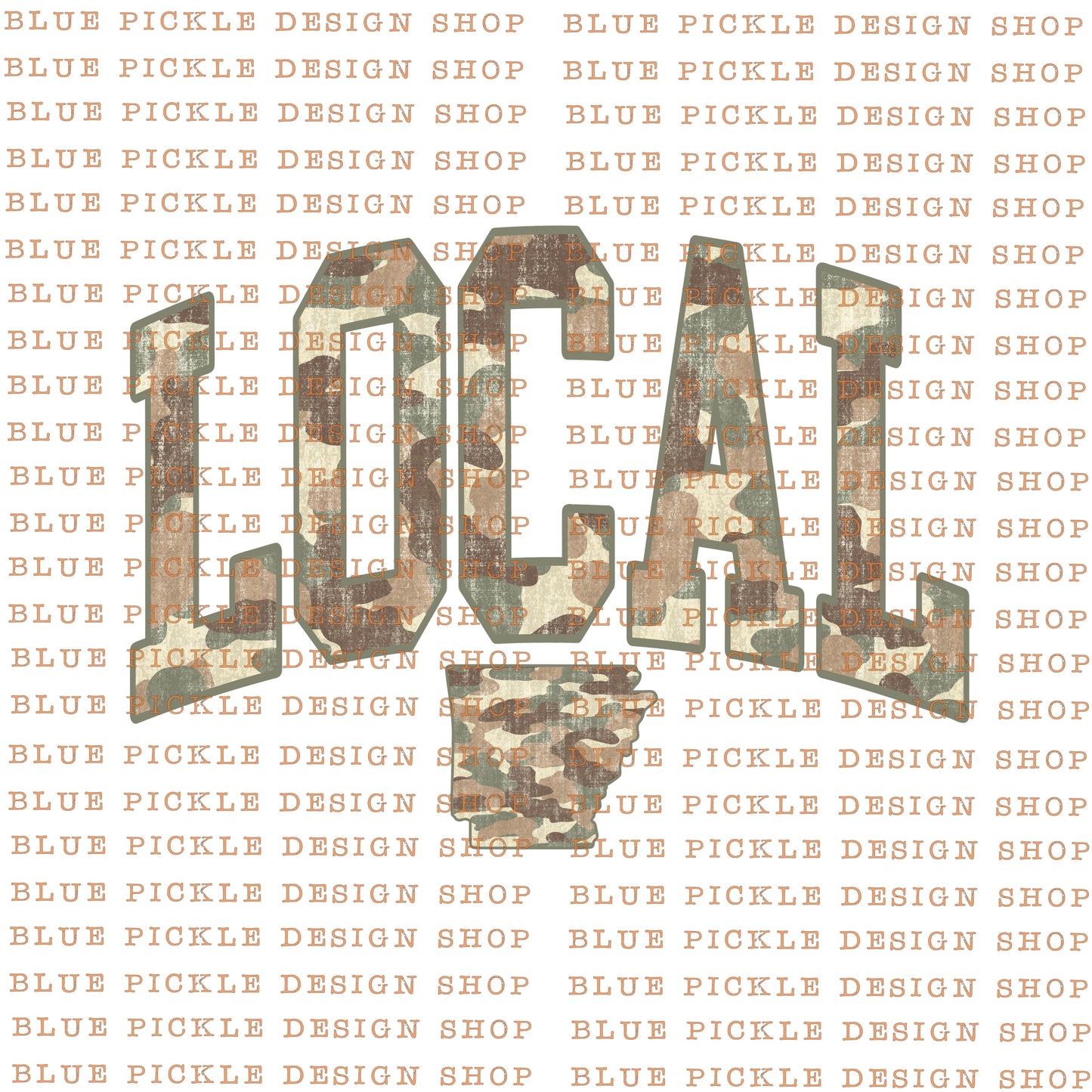 Local Arkansas Camo - DIGITAL DESIGN