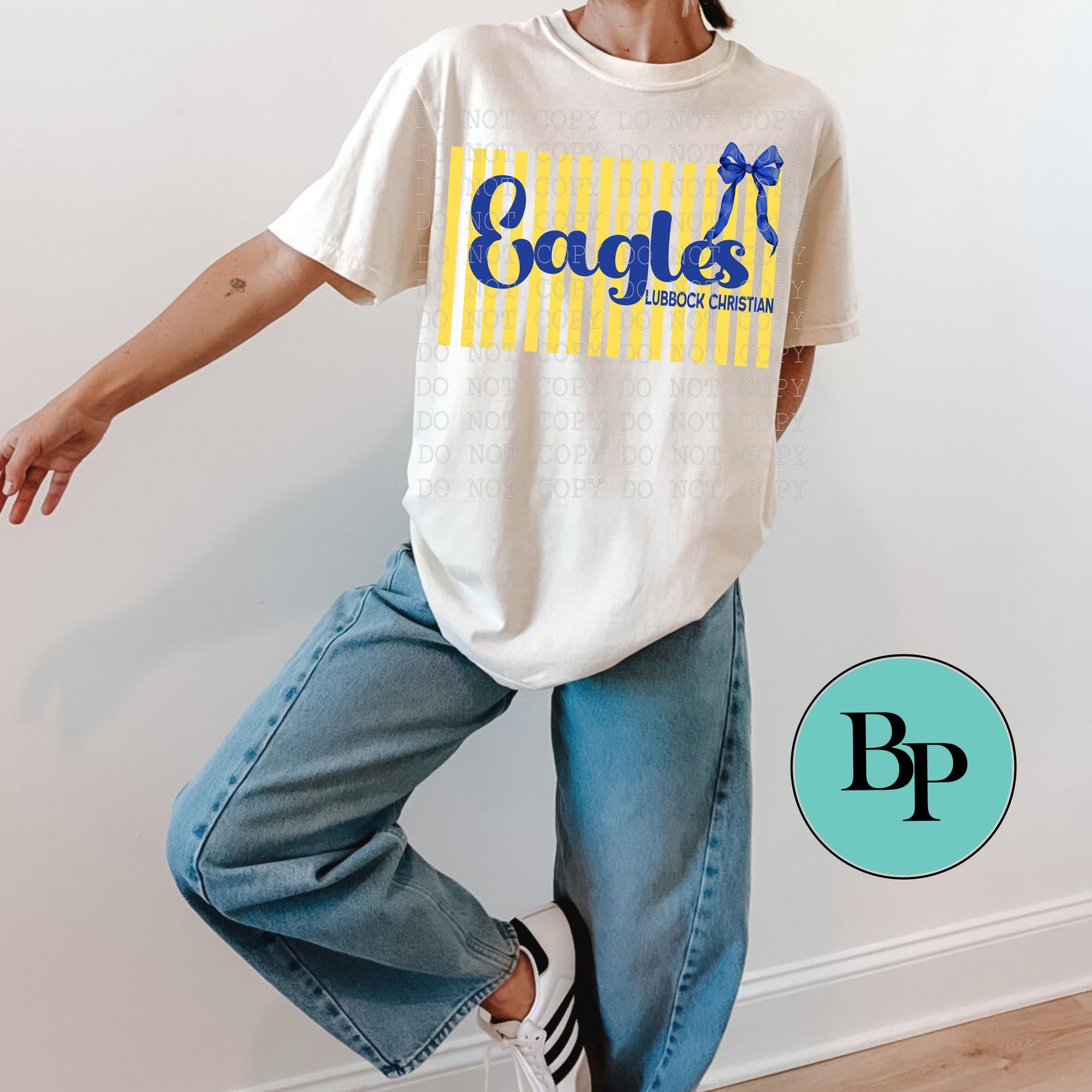 Mascots & Stripes custom school tee
