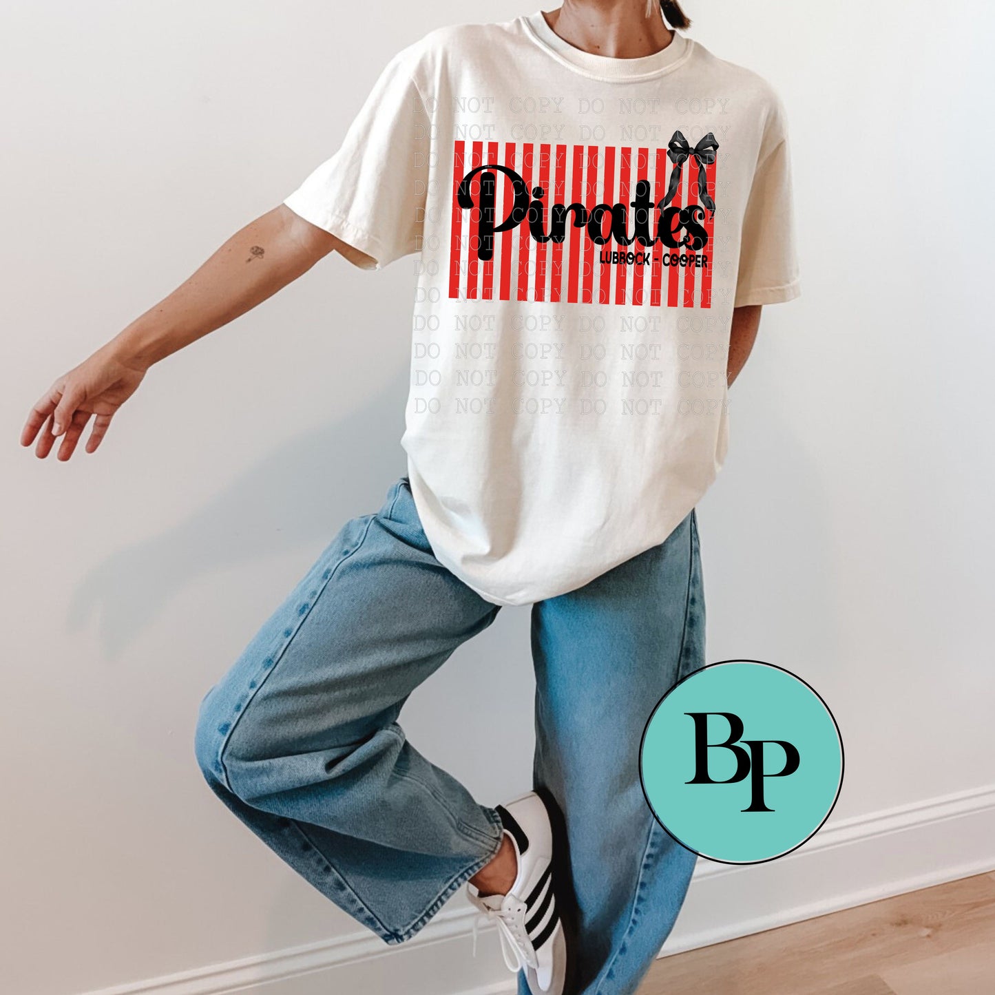 Mascots & Stripes custom school tee