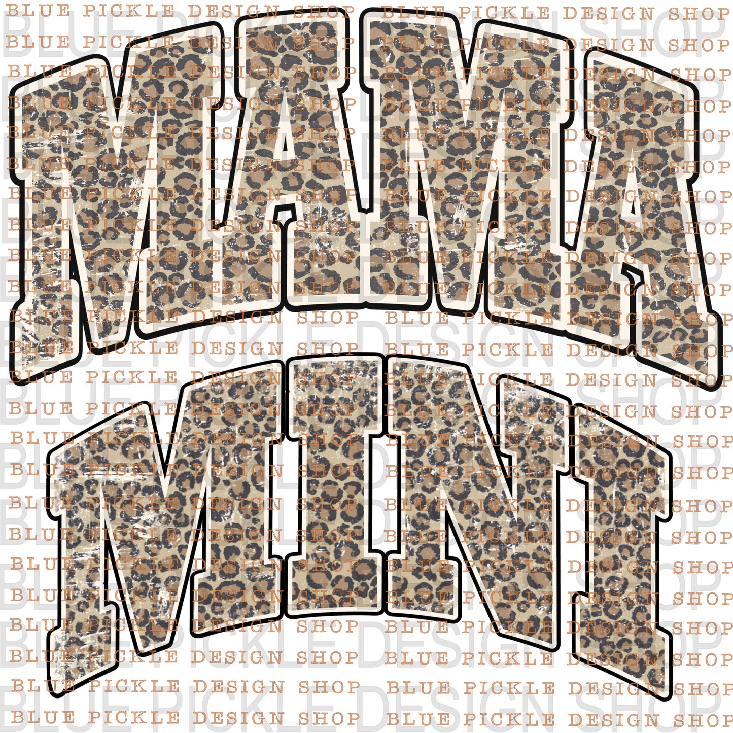 Mama Leopard Print - DIGITAL DESIGN - OG designer of the VIRAL leopard print ( MAMA/MINI)