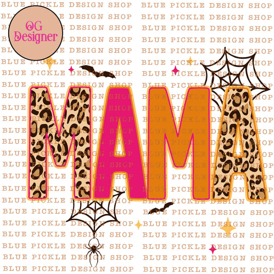 Halloween Mama -  DIGITAL DESIGN- INSTANT DOWNLOAD
