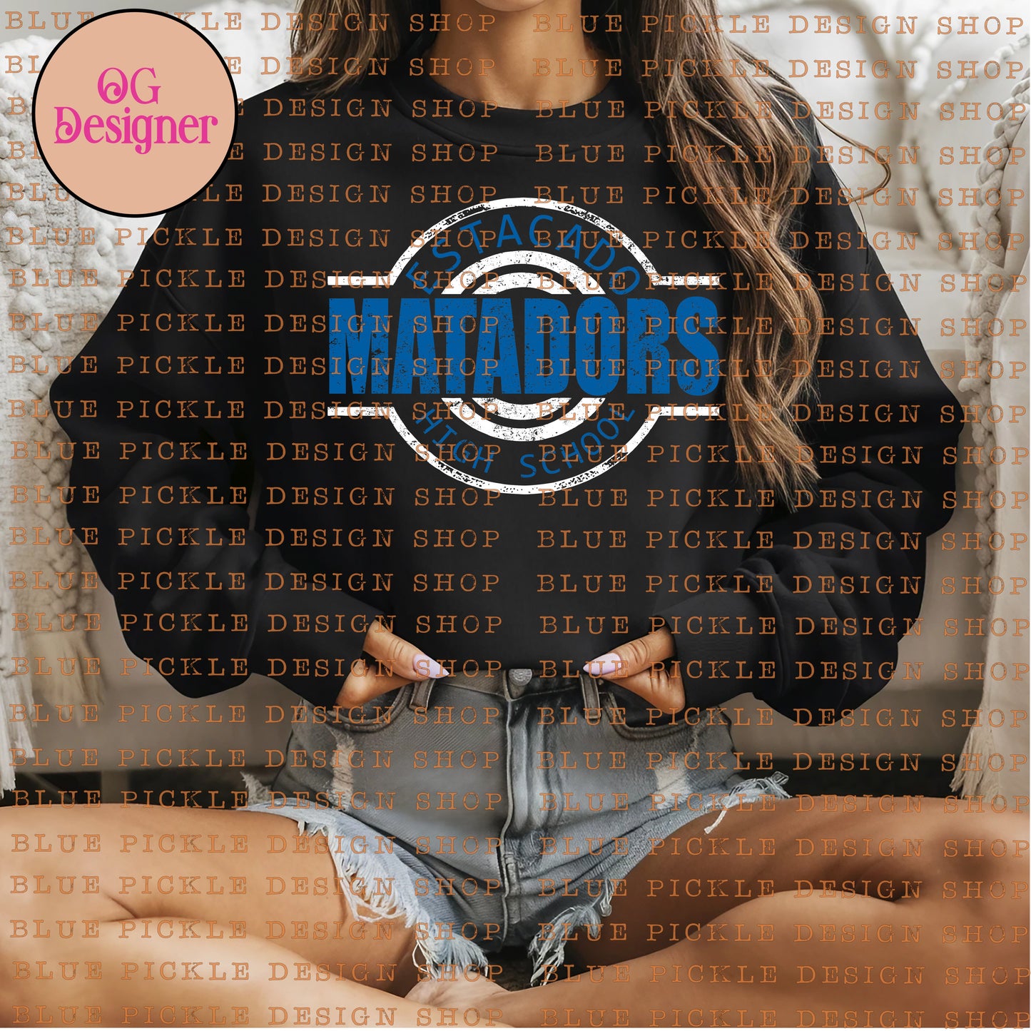 CUSTOM School/Mascot Target Design - DIGITAL DESIGN