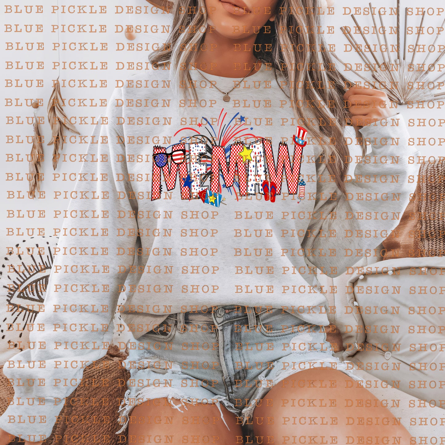 Memaw - July 4th - DIGITAL DESIGN