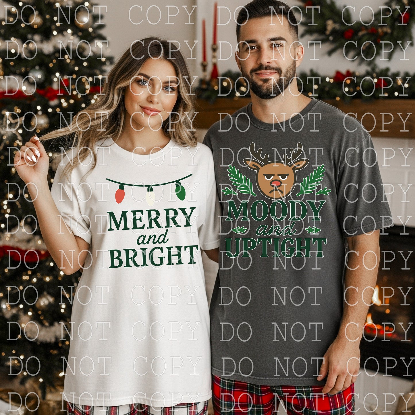 Couple Designs ~ Merry and Moody -  DIGITAL DESIGN- INSTANT DOWNLOAD