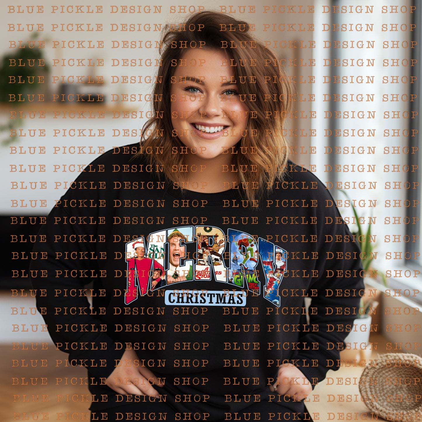 Merry Christmas Movies - DIGITAL DESIGN- INSTANT DOWNLOAD