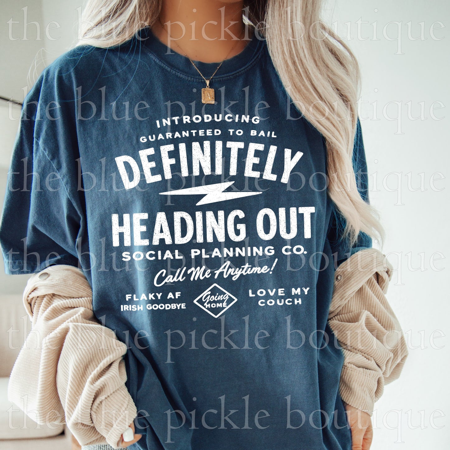 Defintely Heading Out Flaky AF tee