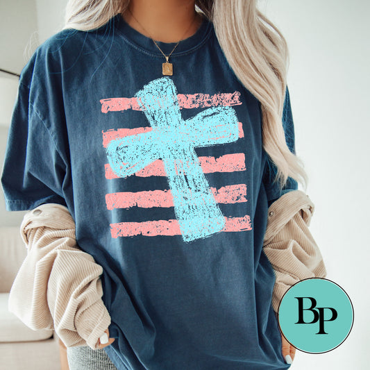 Cross & Stripes tee