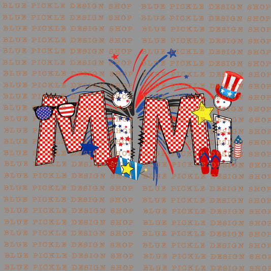 Mimi July 4th - DIGITAL DESIGN