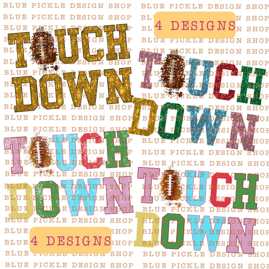 Touch Down - 4 Designs Included - DIGITAL DESIGN