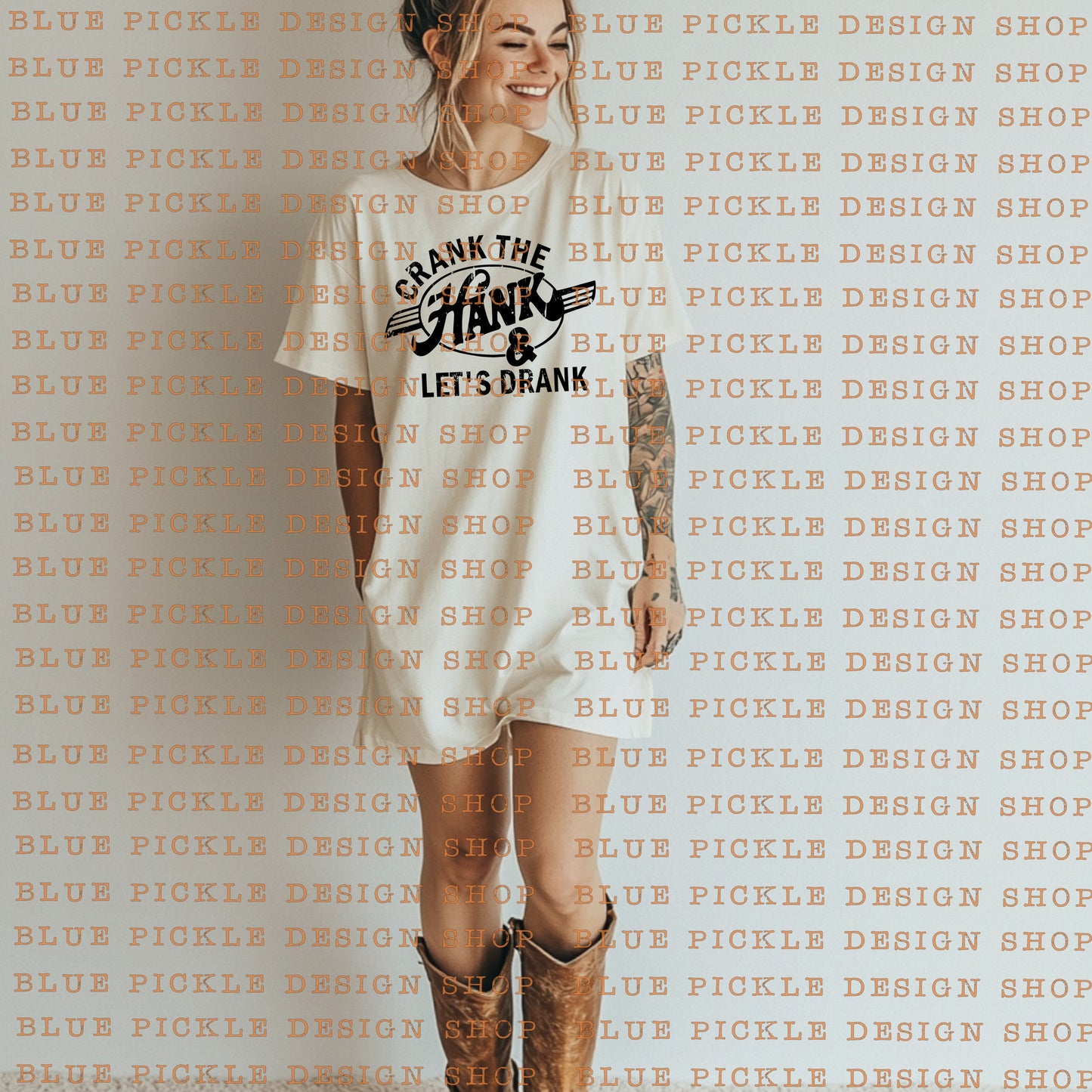 Crank The Hank & Let's Drank  - DIGITAL DESIGN
