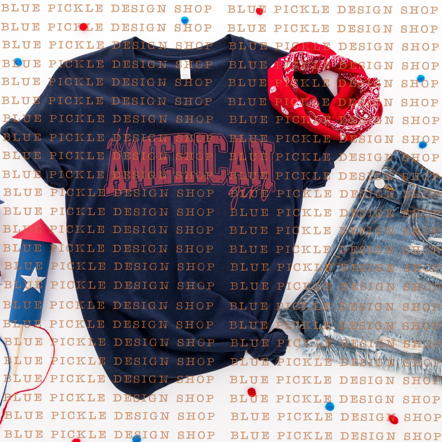 All American Girl - DIGITAL DESIGN