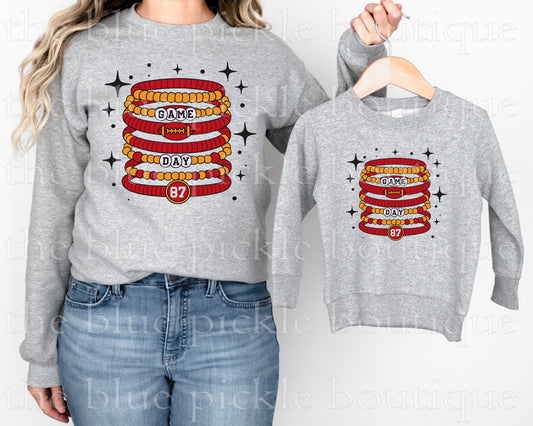 Tay Game Day Bracelet Sweatshirt or Tee