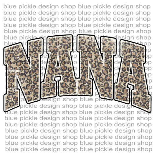 Nana Leopard Print - DIGITAL DESIGN - OG designer of the VIRAL leopard print