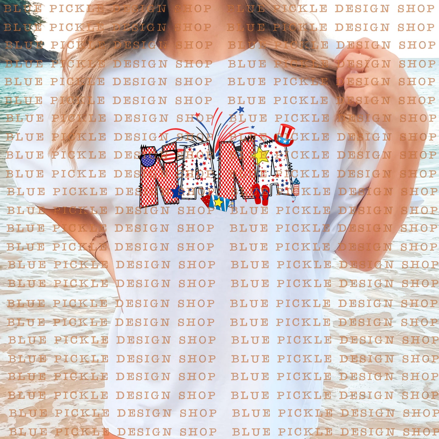 Nana July 4th - DIGITAL DESIGN
