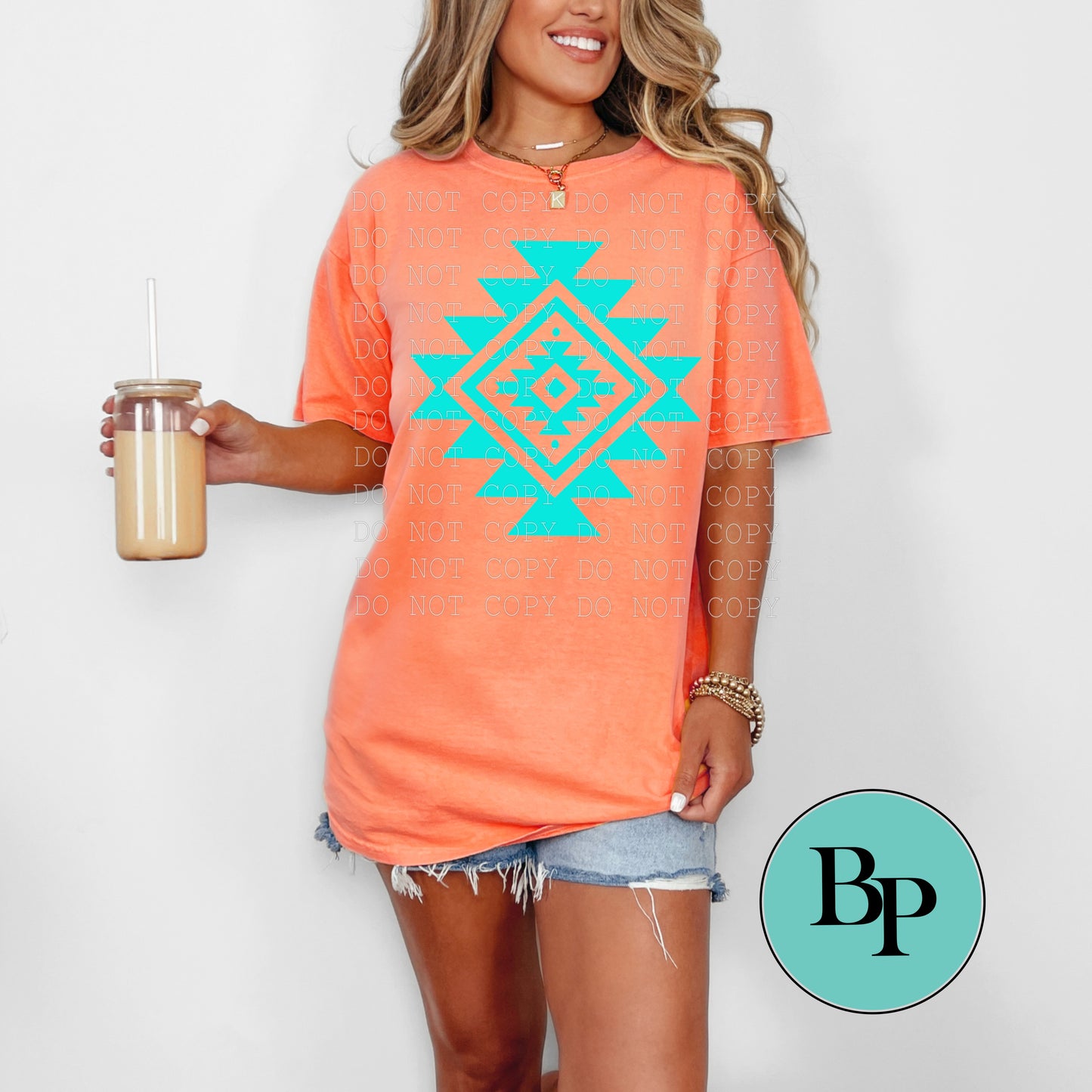 Aztec Neon Tee
