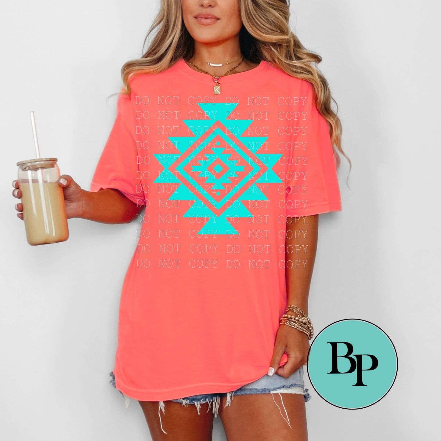 Aztec Neon Tee