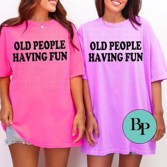 Old People Having Fun