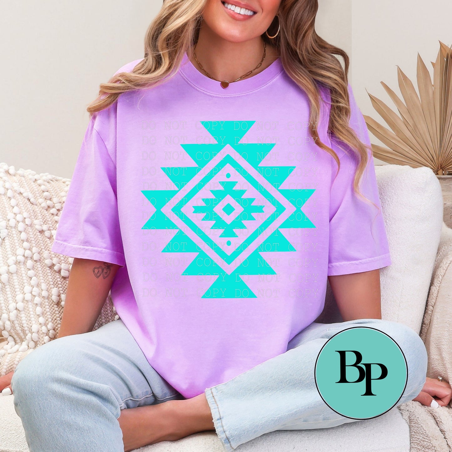 Aztec Neon Tee