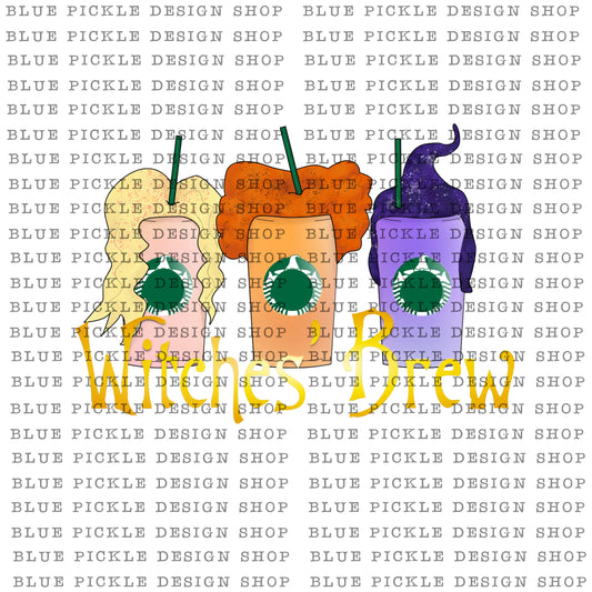 Witches Brew Coffee - DIGITAL DESIGN- INSTANT DOWNLOAD