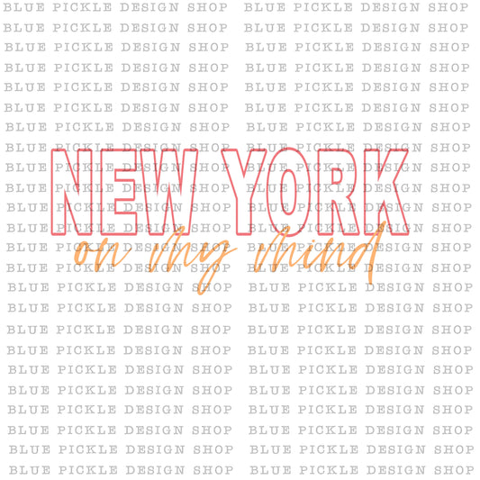 New York On My Mind - DIGITAL DESIGN