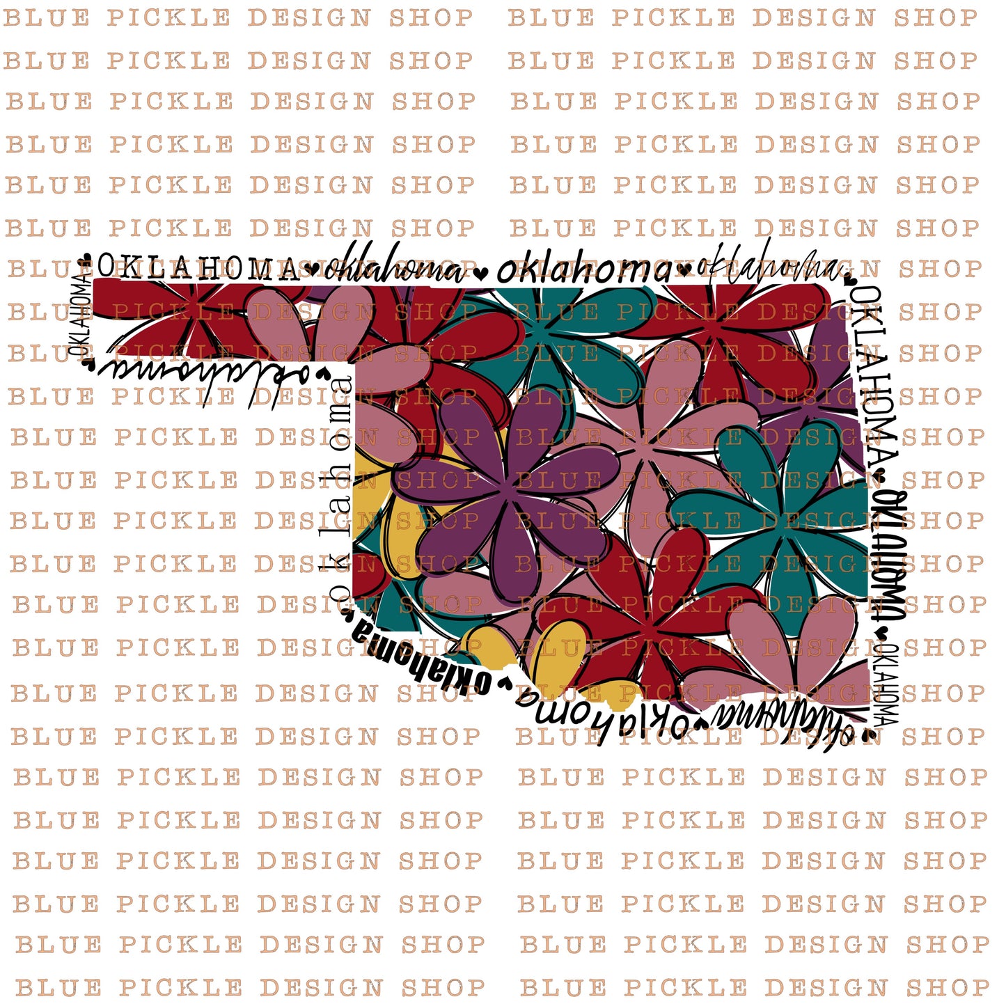 Oklahoma Floral - DIGITAL DESIGN