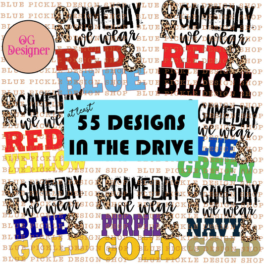 On Gameday Bundle  - DIGITAL DESIGN - ORIGINAL DESIGNER