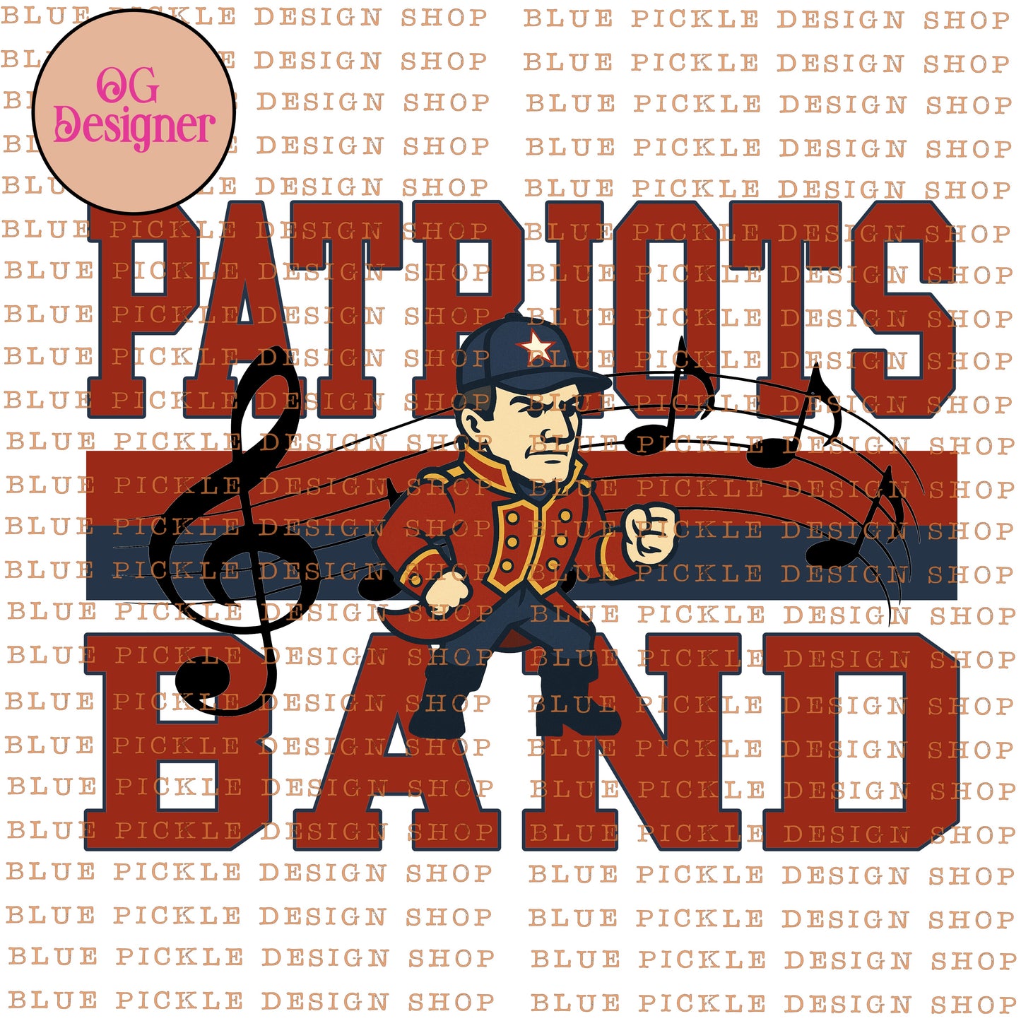 CUSTOM Band (or other sport/extracurriculars) Mascot - DIGITAL DESIGN