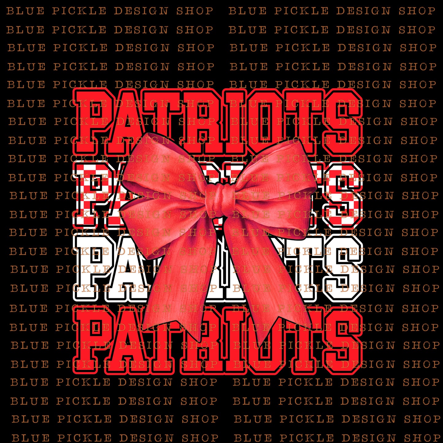 CUSTOM BOW MASCOT - DIGITAL DESIGN - ** 1 COLOR with White **
