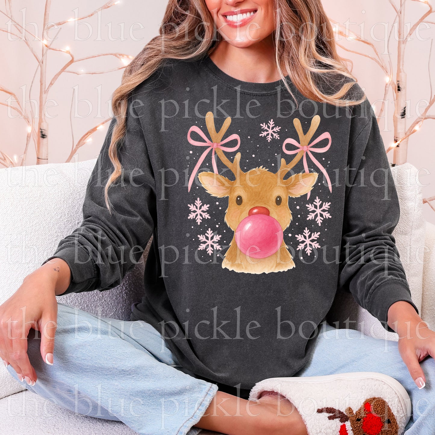 ADULT Pink Rudolph Bubblegum