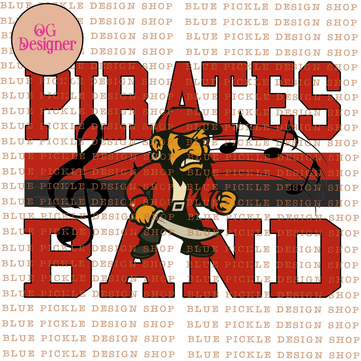 CUSTOM Band (or other sport/extracurriculars) Mascot - DIGITAL DESIGN