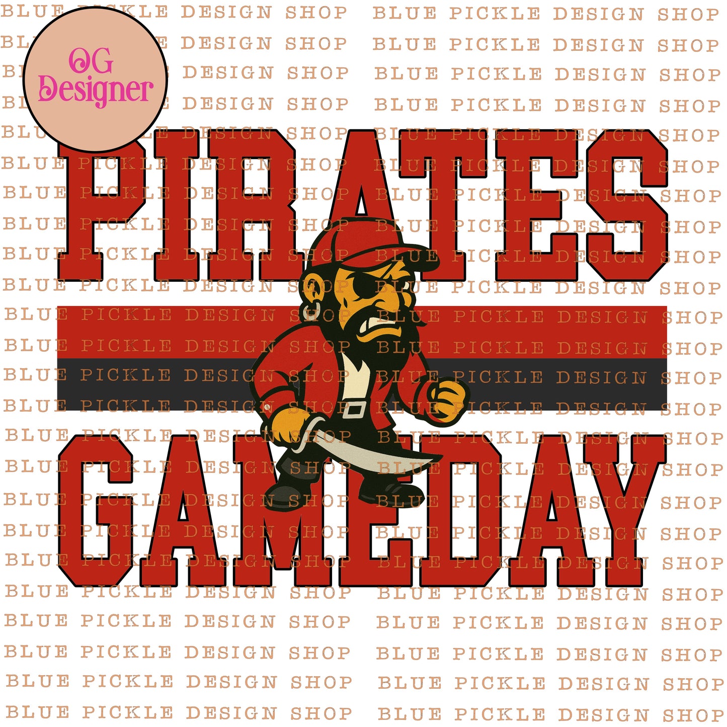 CUSTOM Gameday Mascot - DIGITAL DESIGN